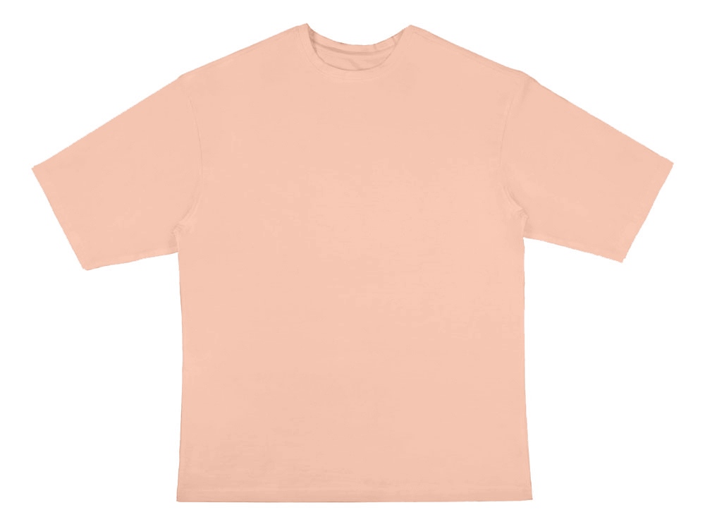 Футболка Berlin к/р оверсайз, 100% хлопок, 180гр, лососевый-12