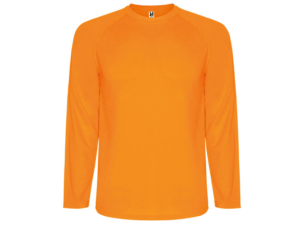 Футболка Montecarlo  мужская с длинным рукавом, неоновый оранжевый-0