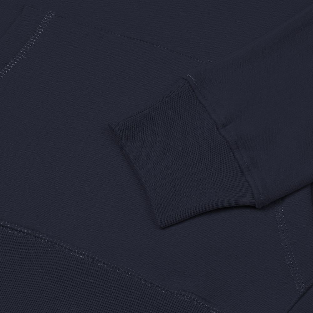 Толстовка с капюшоном унисекс Hoodie, темно-синяя-4