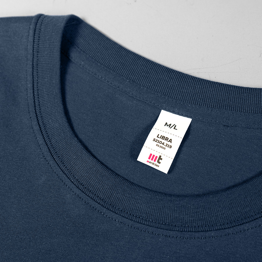 Футболка унисекс оверсайз LIBRA 220, темно-синий-2