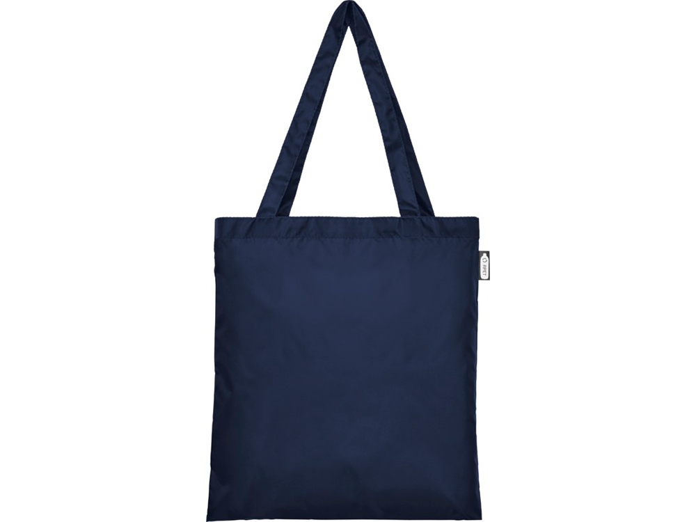 Эко-сумка Sai из переработанных пластиковых бутылок, темно-синий-1