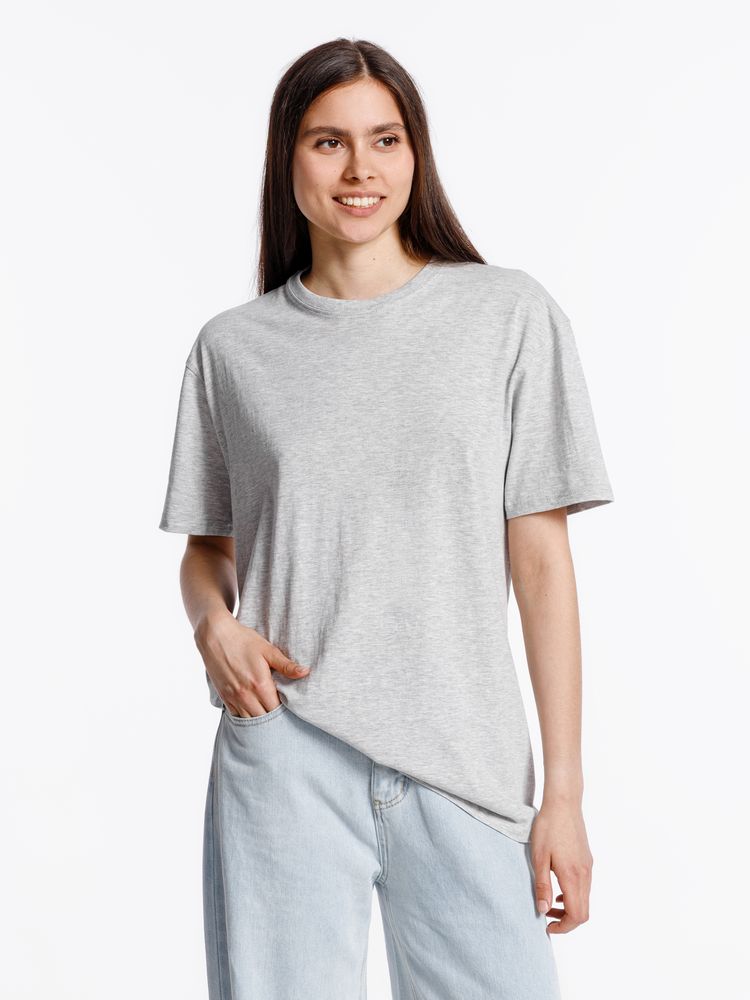 Футболка унисекс Streetwise, серый меланж-5