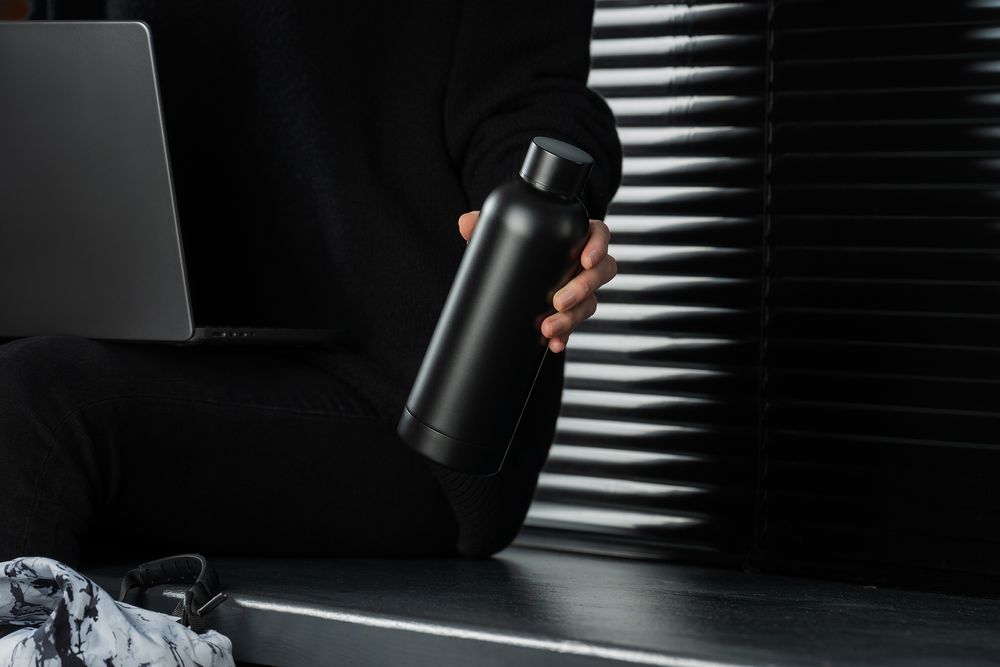 Термобутылка Glendale, черная-4