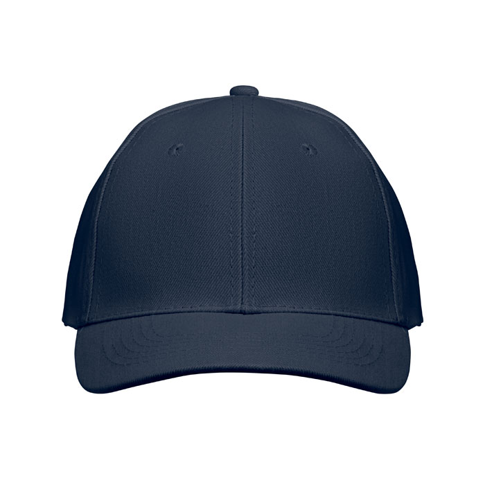 6 panel baseball cap, синий-3