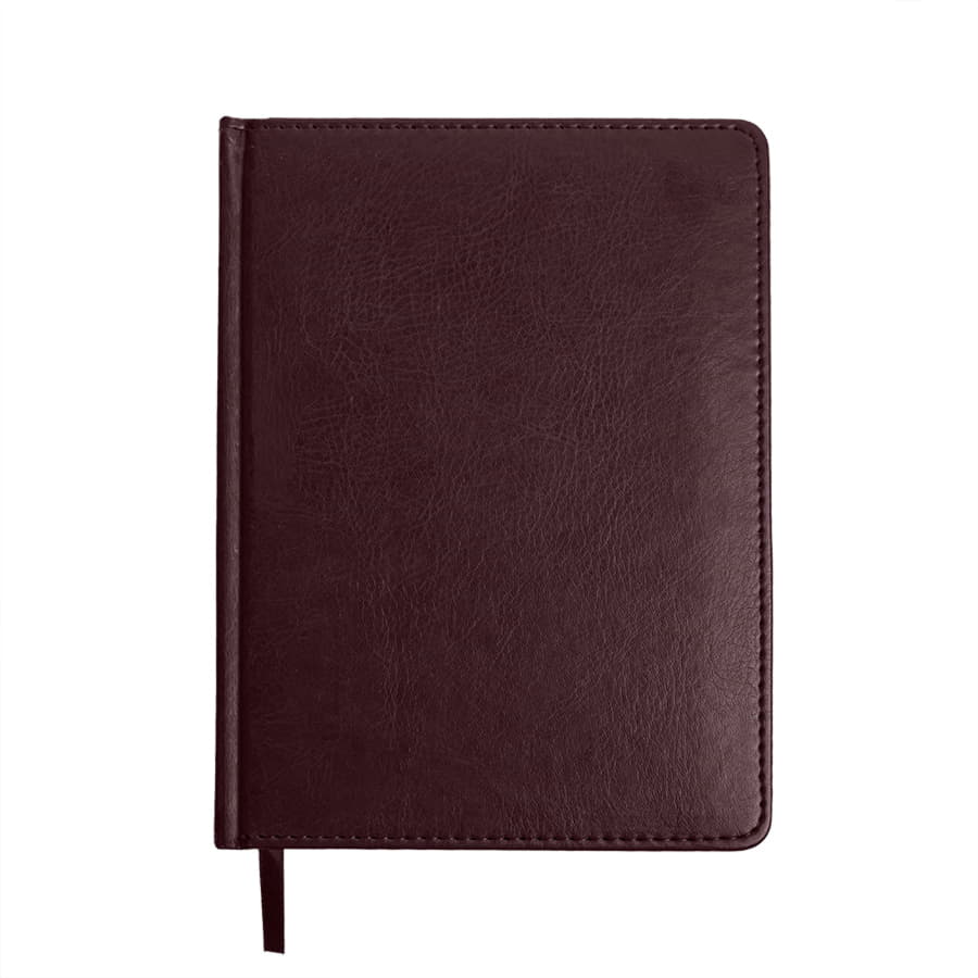 Ежедневник недатированный Joy, формат А5, в линейку, бордовый-1