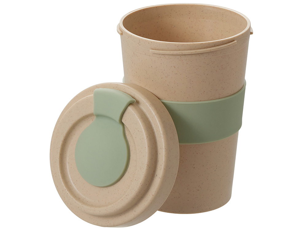 Стакан из пшеничного волокна Flava, olive-2