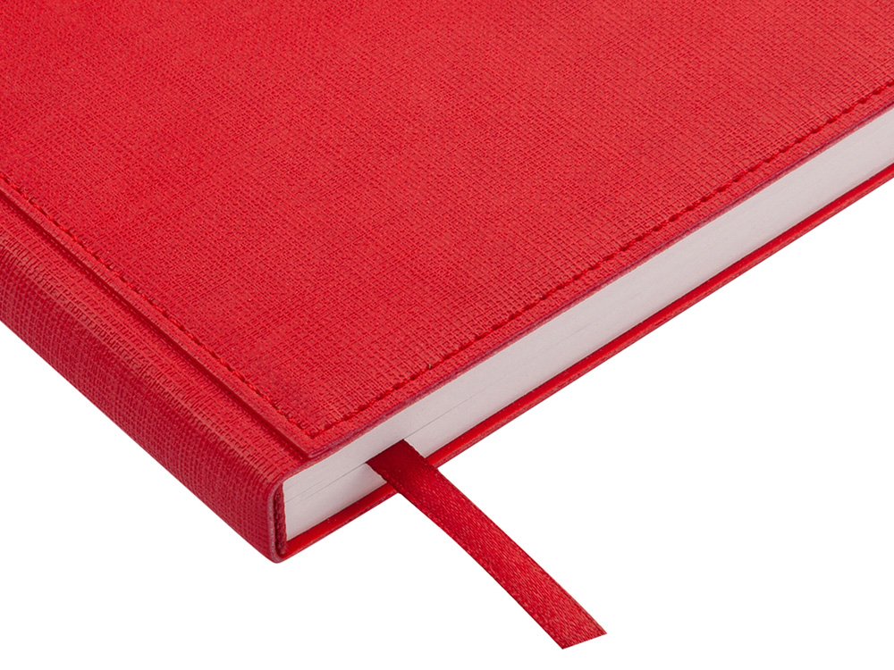 Ежедневник недатированный А5 Barcelona, красный-4