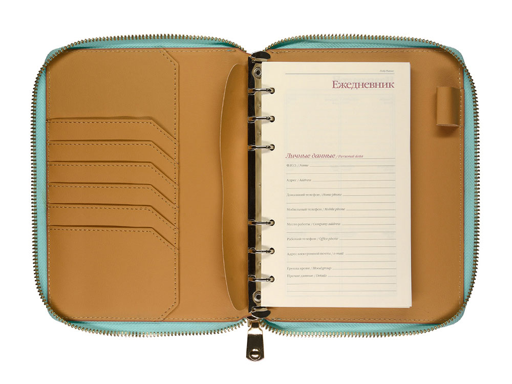 ЕЖЕДНЕВНИК недатированный А5- RIVIERA. ZEFIR (МЯТНЫЙ ЗЕФИР)-3