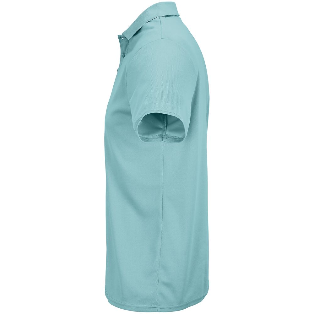 Рубашка поло унисекс Pitcher, голубая (морская волна)-2