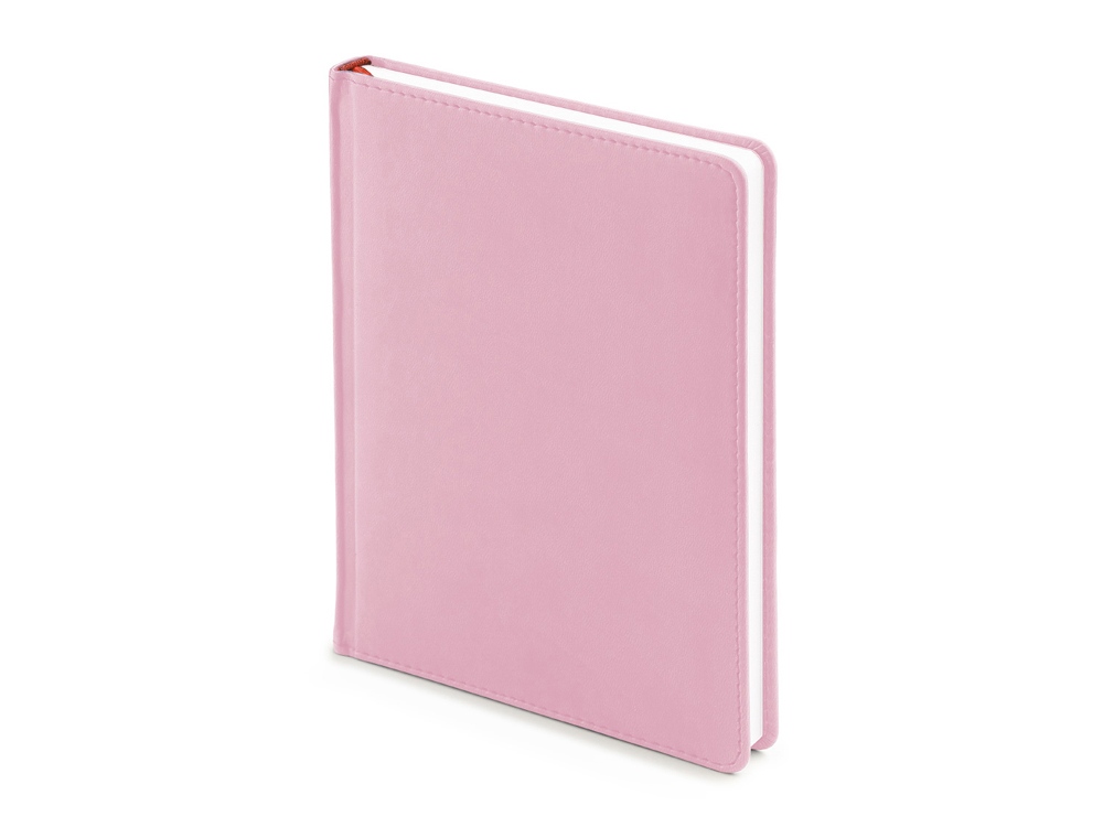 Ежедневник недатированный А6+ Velvet, зефирный розовый-0
