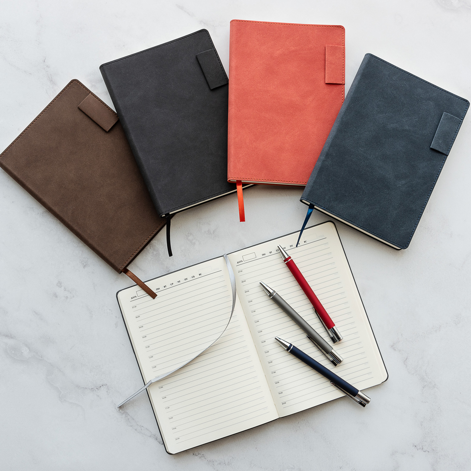 Ежедневник Теоло (Teolo) недатированный, черный-14