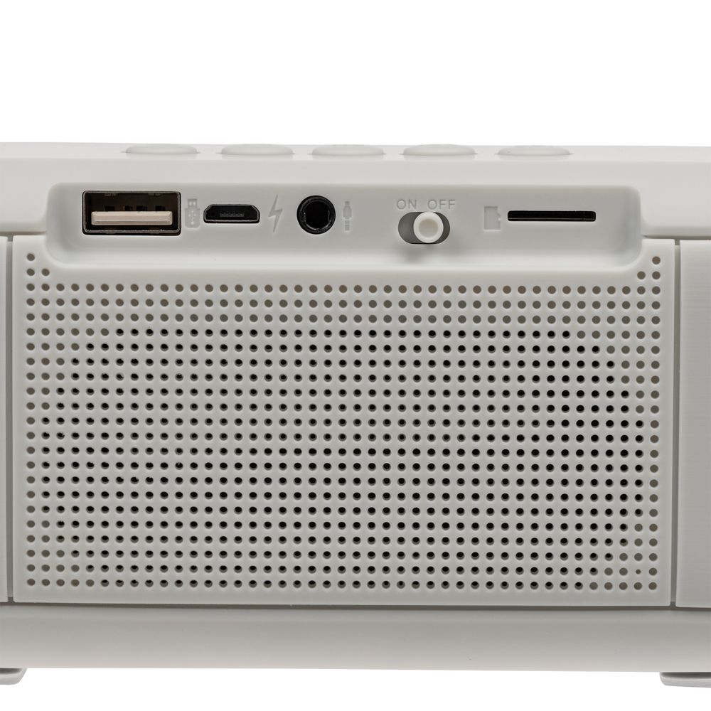 Беспроводная стереоколонка Uniscend Roombox, светло-серая-4