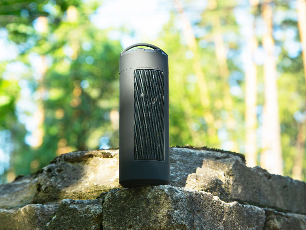 Портативная колонка Rover с защитой от воды, черный-8