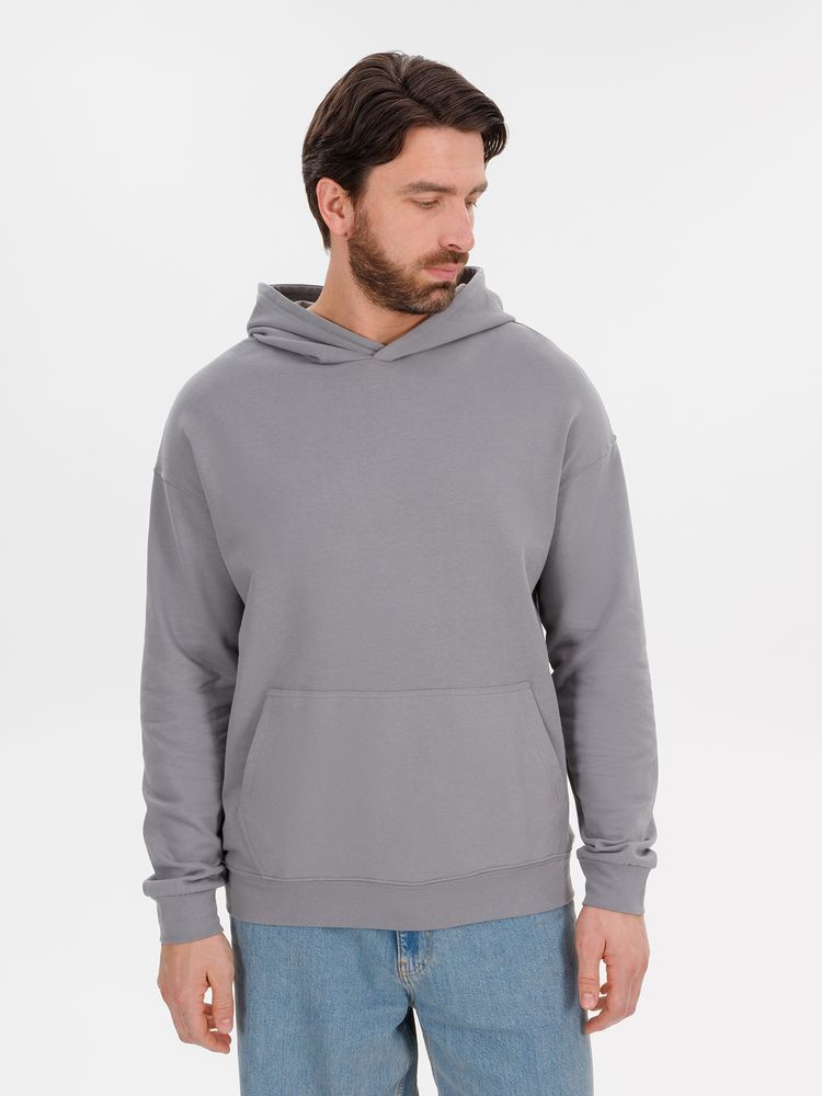Худи оверсайз унисекс Outshine, серое-3