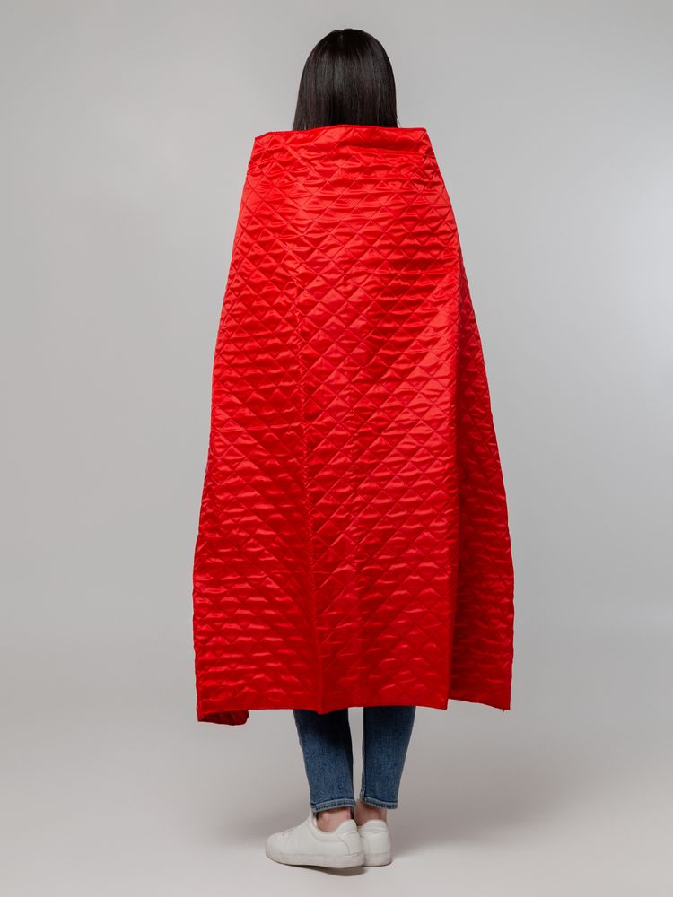 Плед-пончо для пикника SnapCoat, красный-4