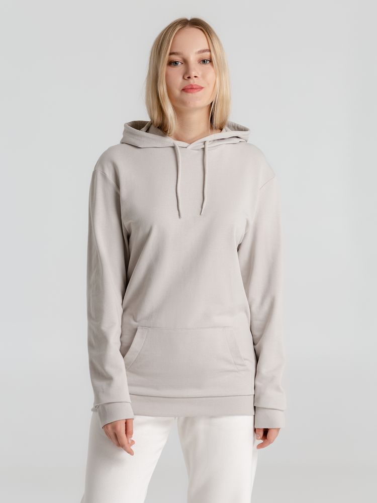 Толстовка с капюшоном унисекс Hoodie, дымчато-серая-7