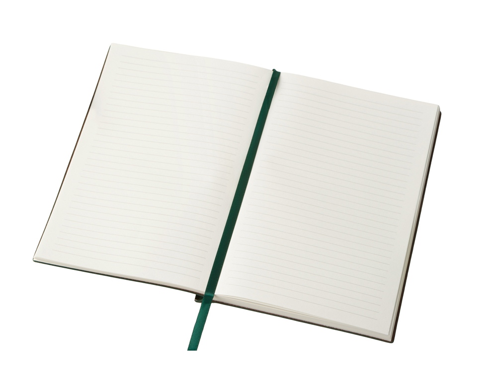 Блокнот А5 Scribe, гибкая обложка, 96 листов 80 гр/м2, зеленый-4