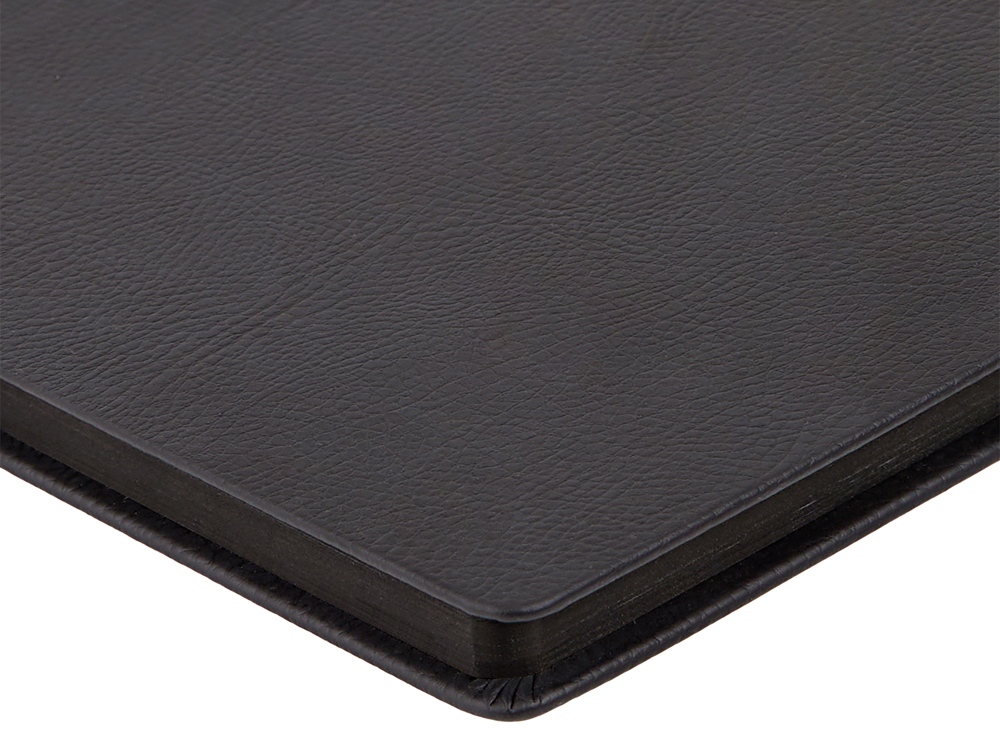 Ежедневник недатированный А5 Megapolis Nappa, черный-4