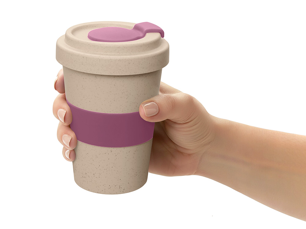 Стакан из пшеничного волокна Flava, dust pink-5