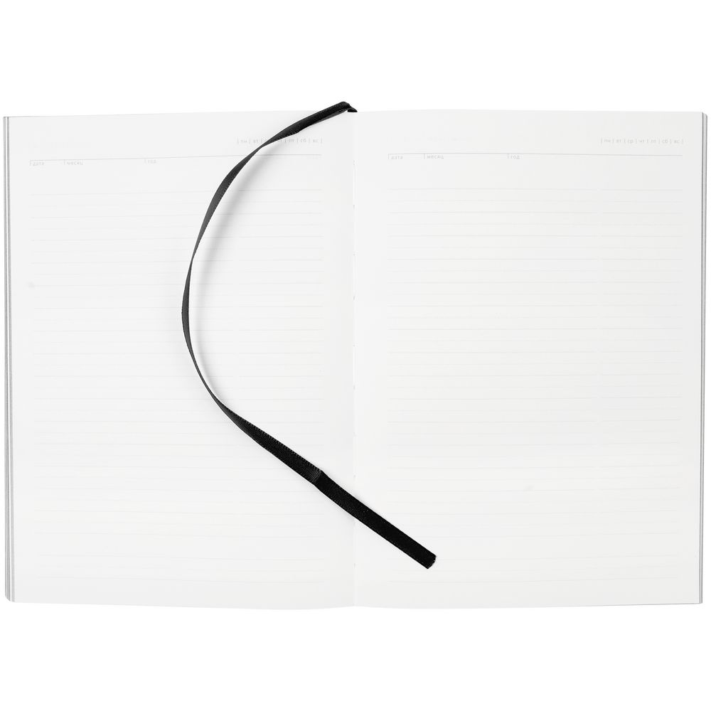 Ежедневник Kroom, недатированный, черный-2