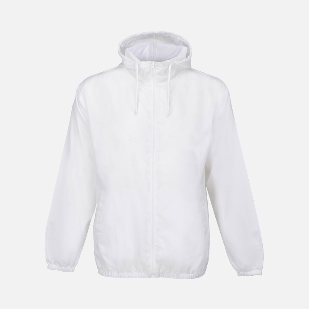 Ветровка унисекс Shield, белая-1