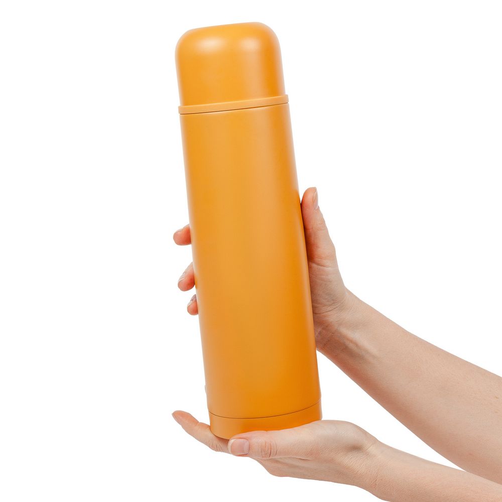 Термос Relaxika 1000, желтый-5