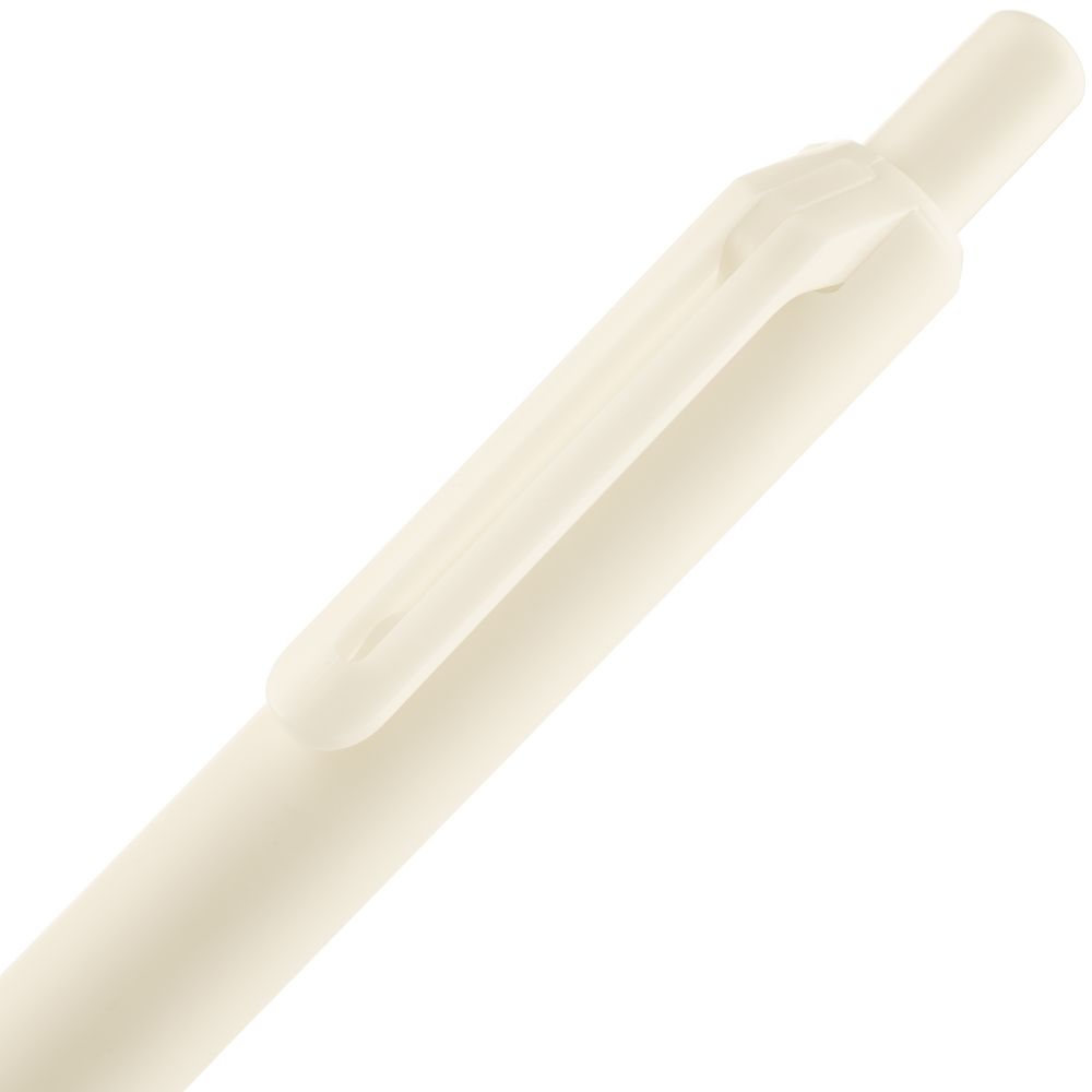 Ручка шариковая Cursive Soft Touch, бежевая-4