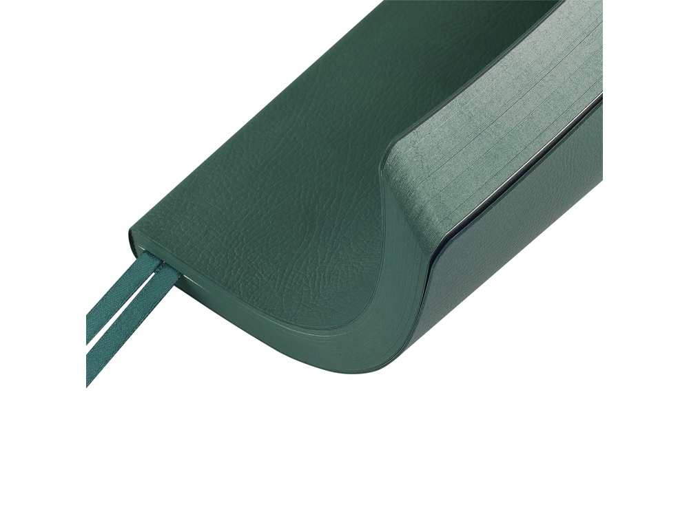 Ежедневник недатированный А5 Megapolis Nappa Flex, зеленый-6