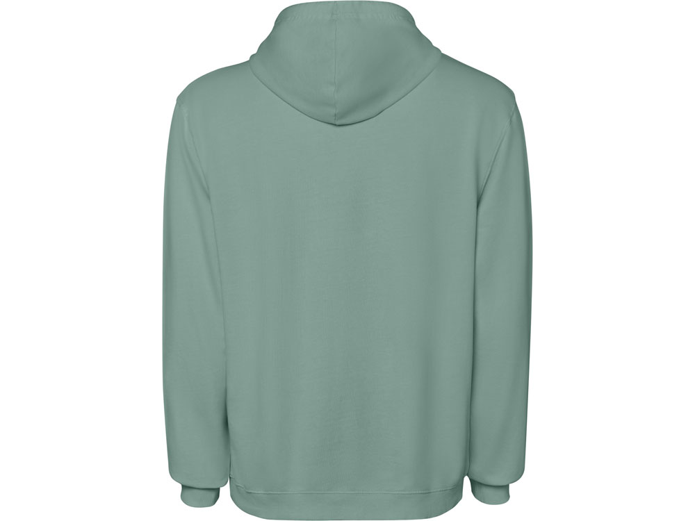 Толстовка с капюшоном KENIA унисекс, сине-зеленый выстиранный-1