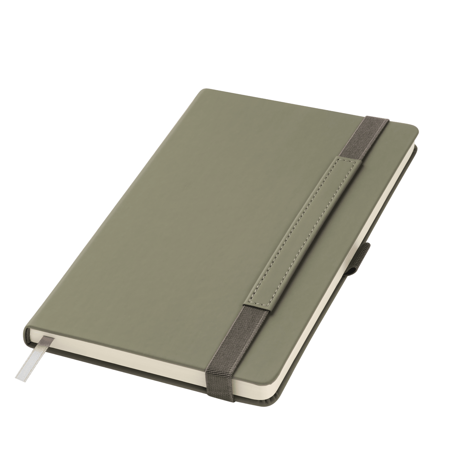 Ежедневник Альфа (Alpha) недатированный, серый/бирюзовый-1