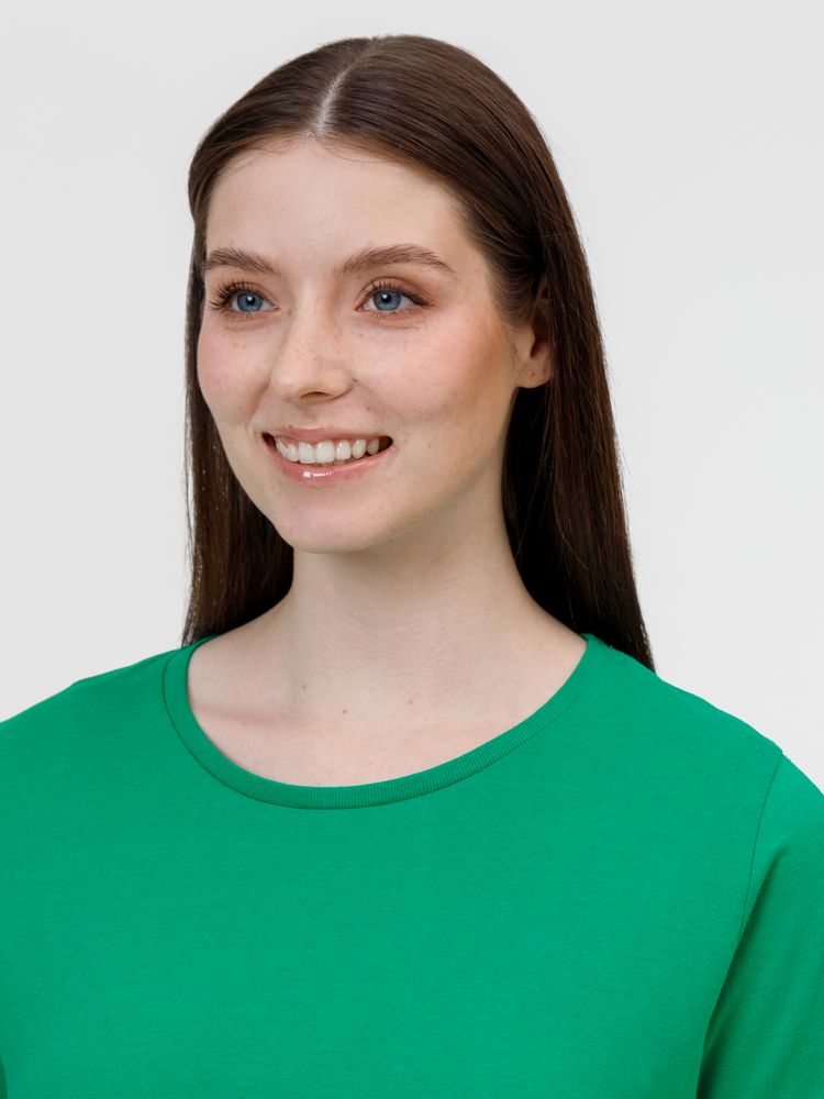 Футболка женская E190 зеленая-2