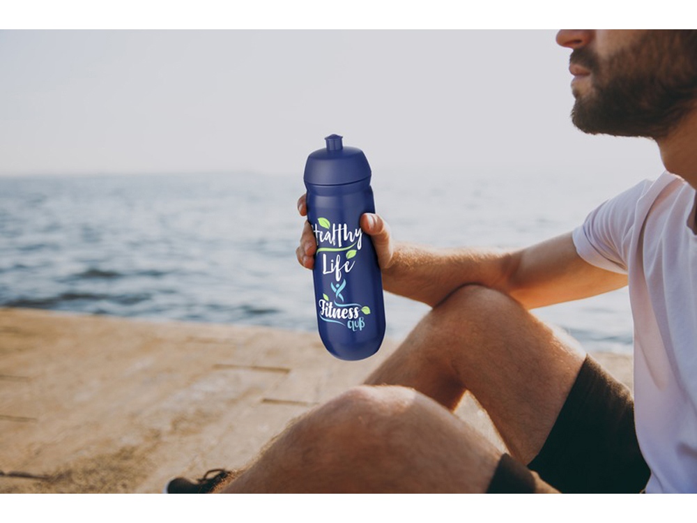 Спортивная бутылка HydroFlex™ объемом 750 мл, синий-2