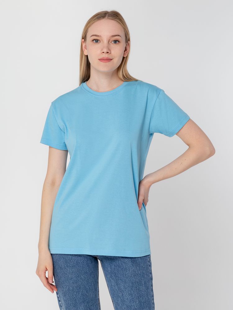Футболка унисекс T-Bolka 160, голубая-8