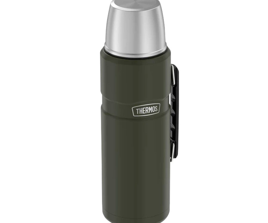Термос из нерж. стали тм THERMOS SK2020 AG 2,0L, темно-зеленый-0
