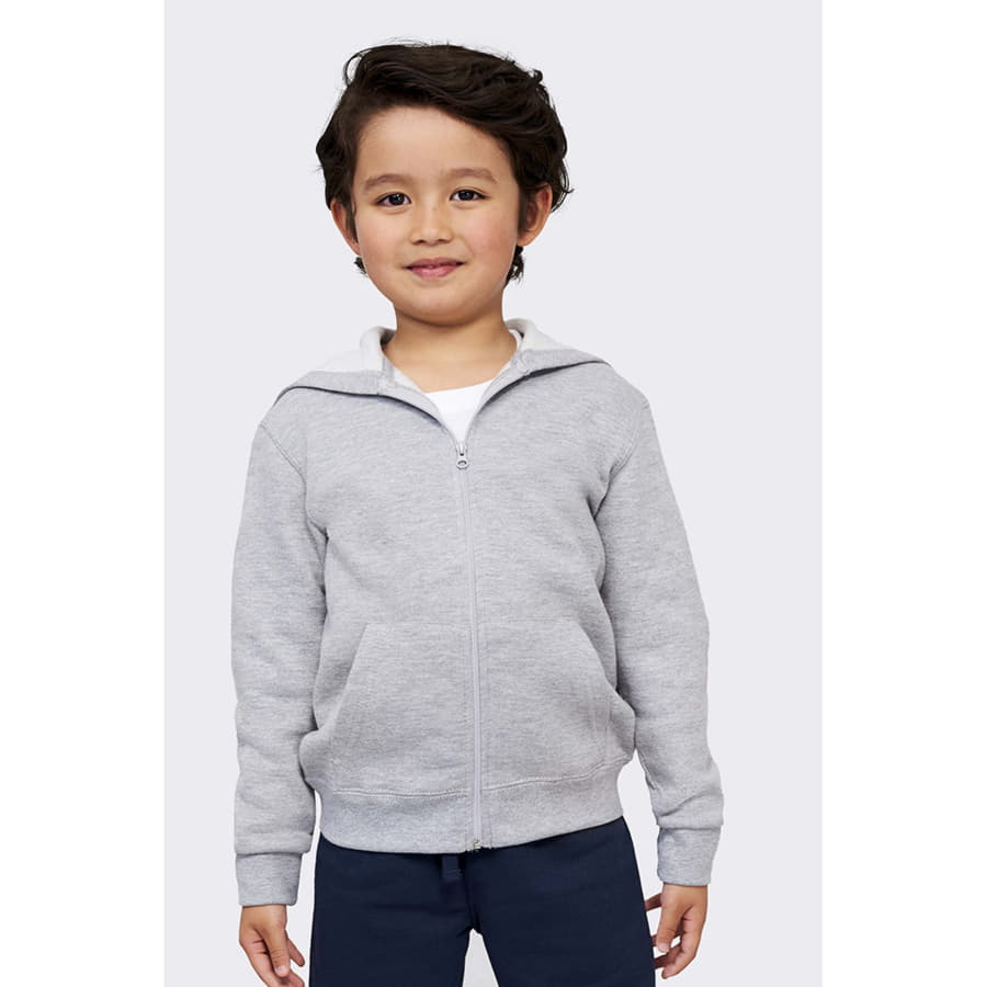 Толстовка детская STONE KIDS 260, серый меланж-1