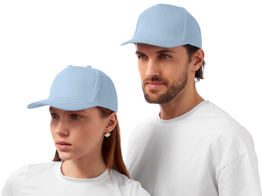 Бейсболка Florida 350 5-панельная, небесно-голубой-0