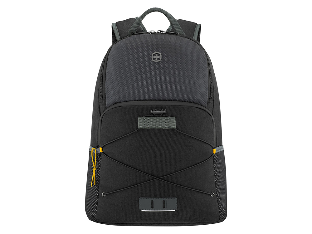 Рюкзак WENGER Trayl 15.6, чёрный, переработанный ПЭТ, 34 x 20 x 45 см, 22 л.-1