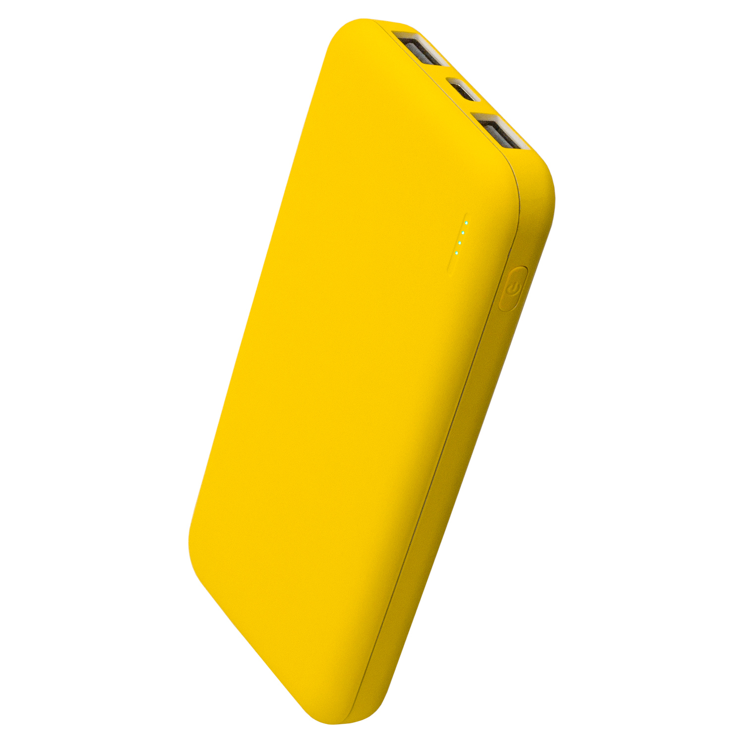 Внешний аккумулятор с подсветкой Люче (Luce) Lemoni 10000 mAh, желтый-2