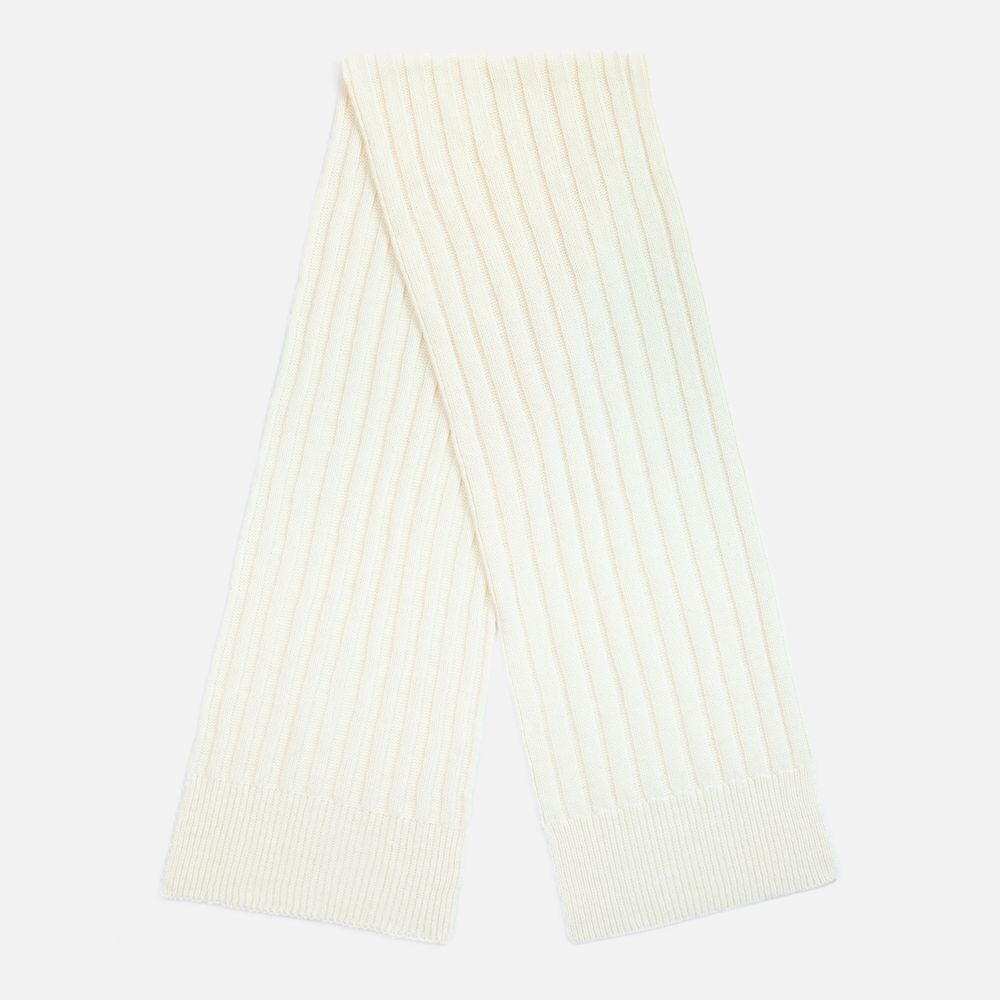 Шарф Bellish, белый (ванильный)-1