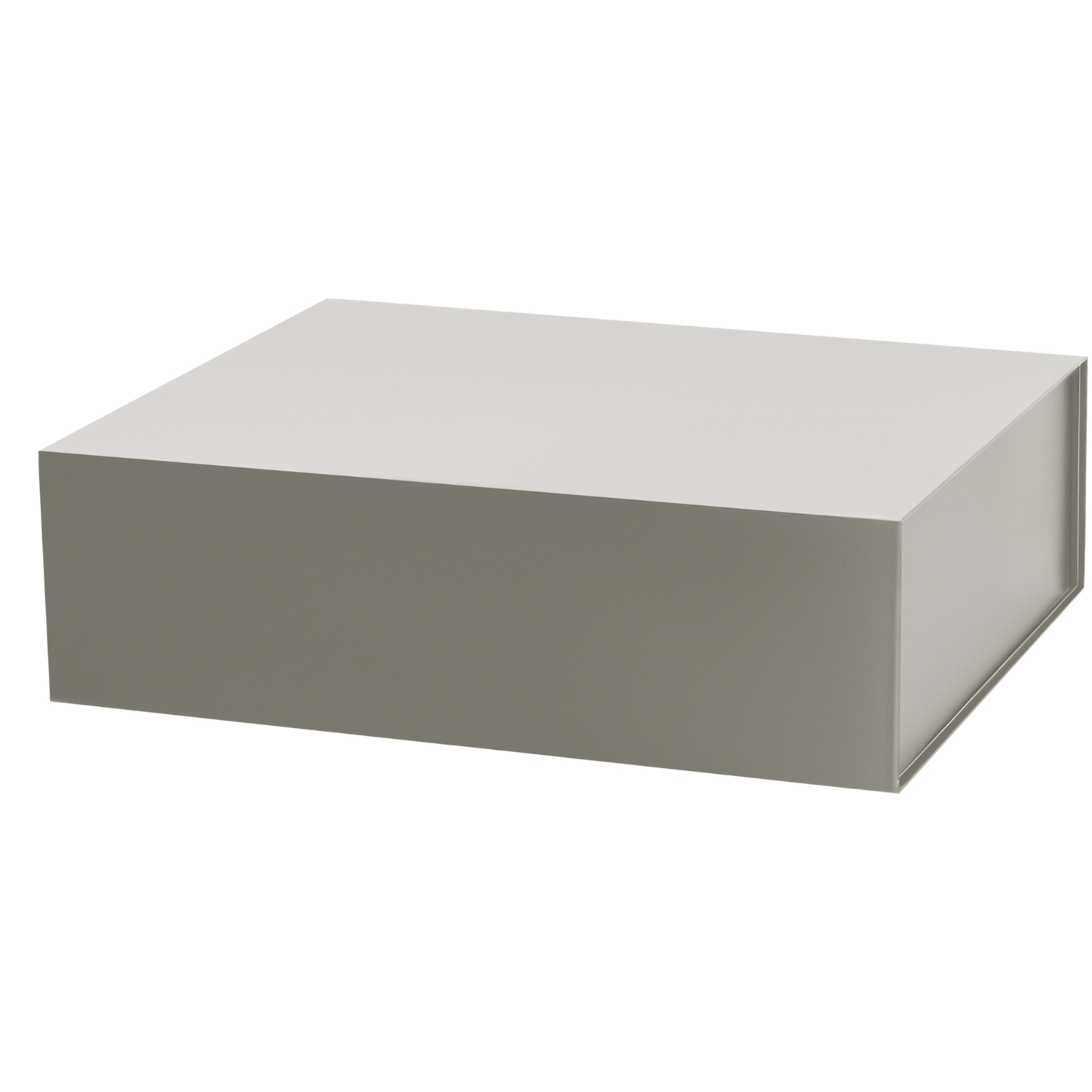 Подарочная коробка-трансформер большая, серая-1