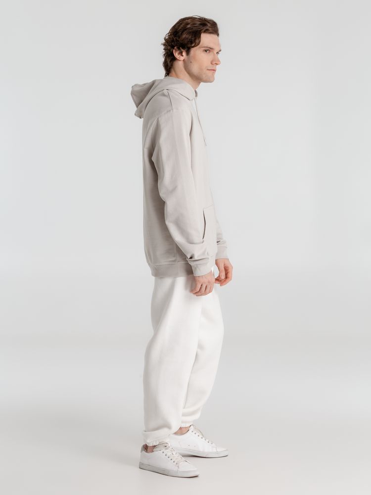 Толстовка с капюшоном унисекс Hoodie, дымчато-серая-4