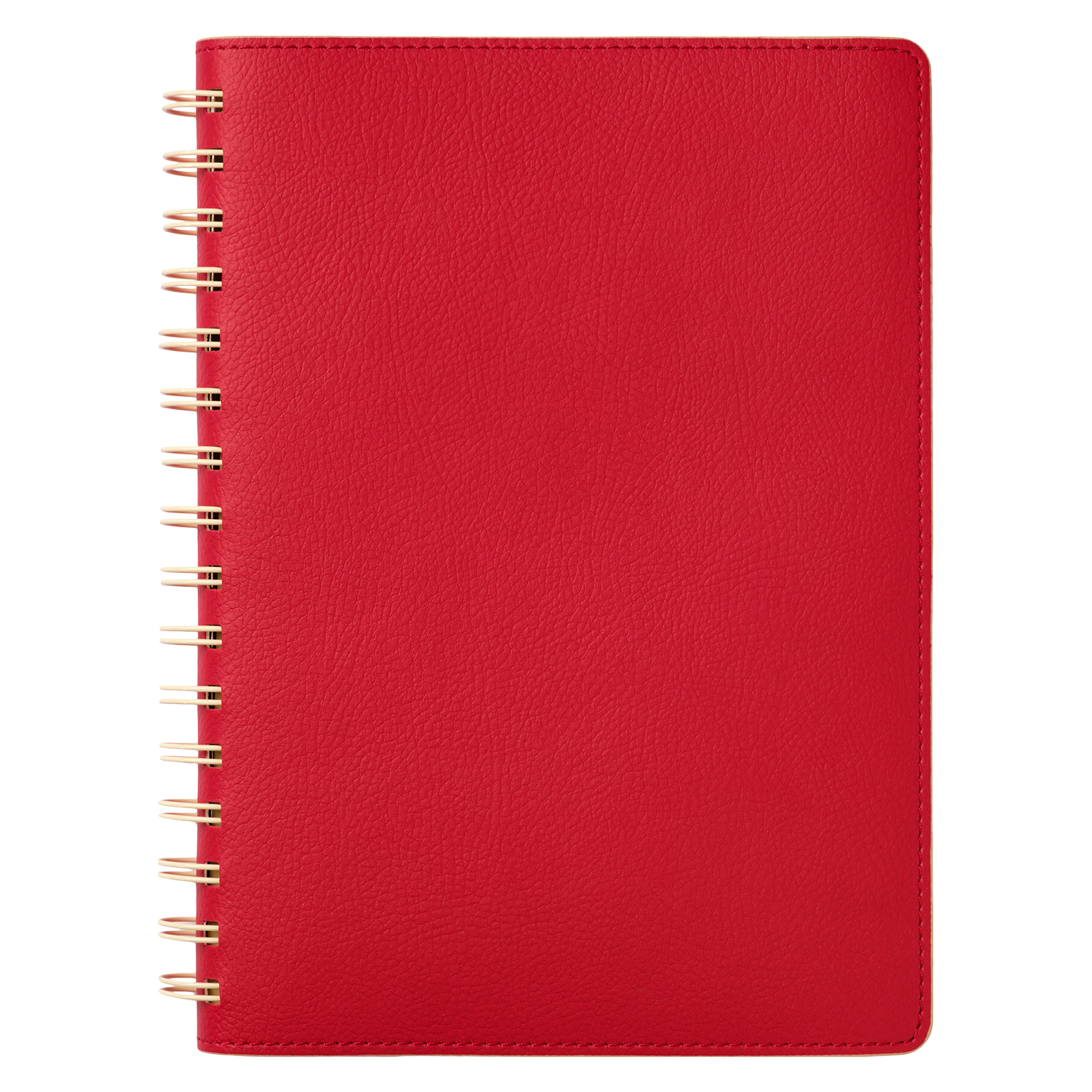 Ежедневник Vista недатированный, красный/бежевый-2