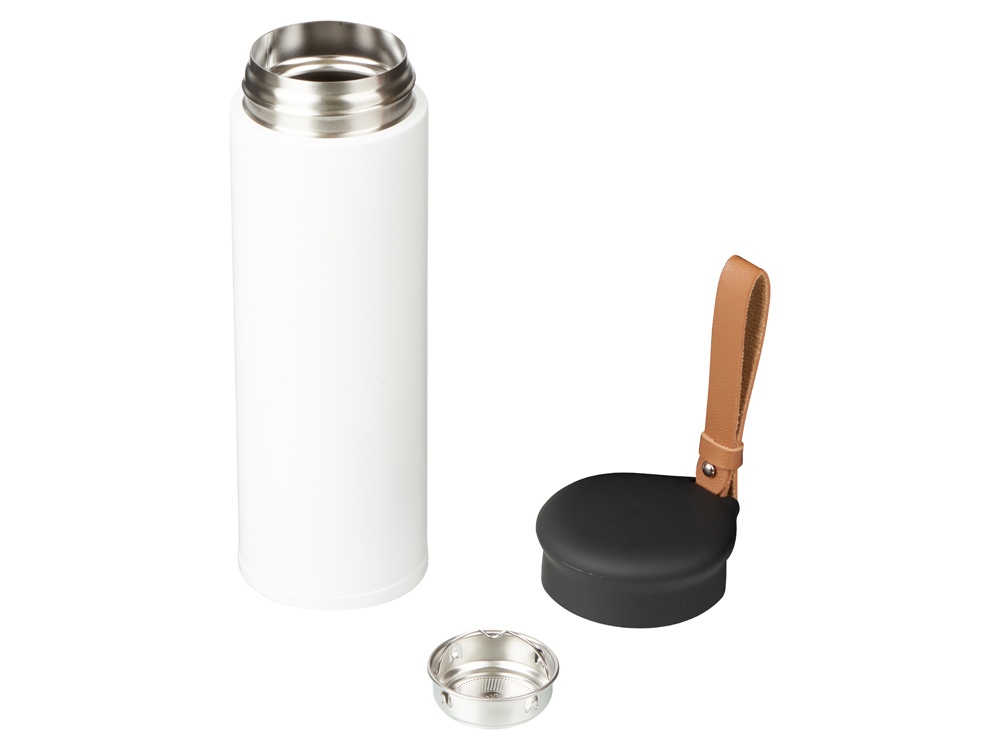 Вакуумный термос Engage, 450 мл, тубус, белый-1