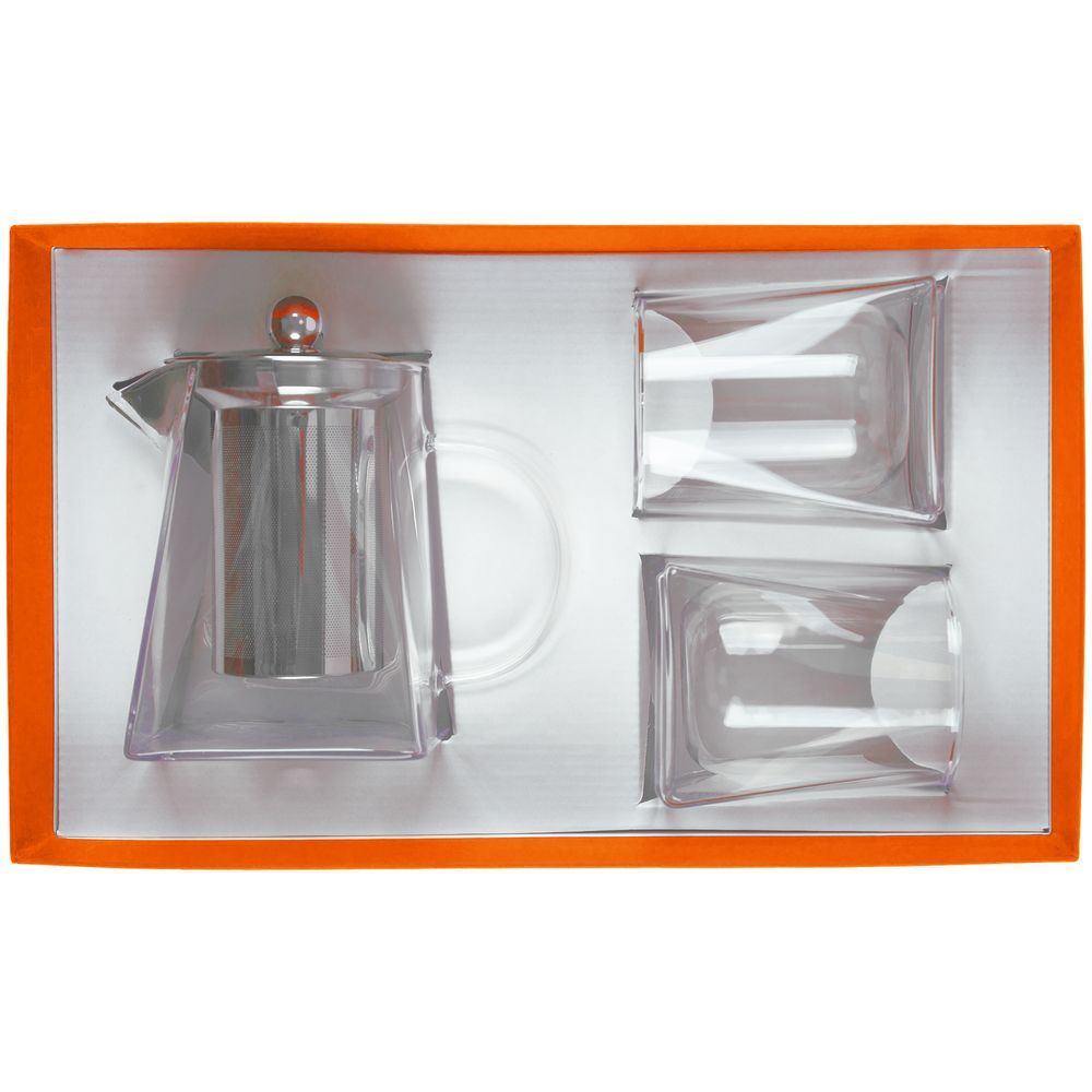 Чайный набор Quadroni в оранжевой коробке-2