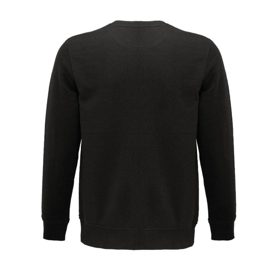 Толстовка свитшот унисекс COMET 280 из органического хлопка, темно-серый меланж-5