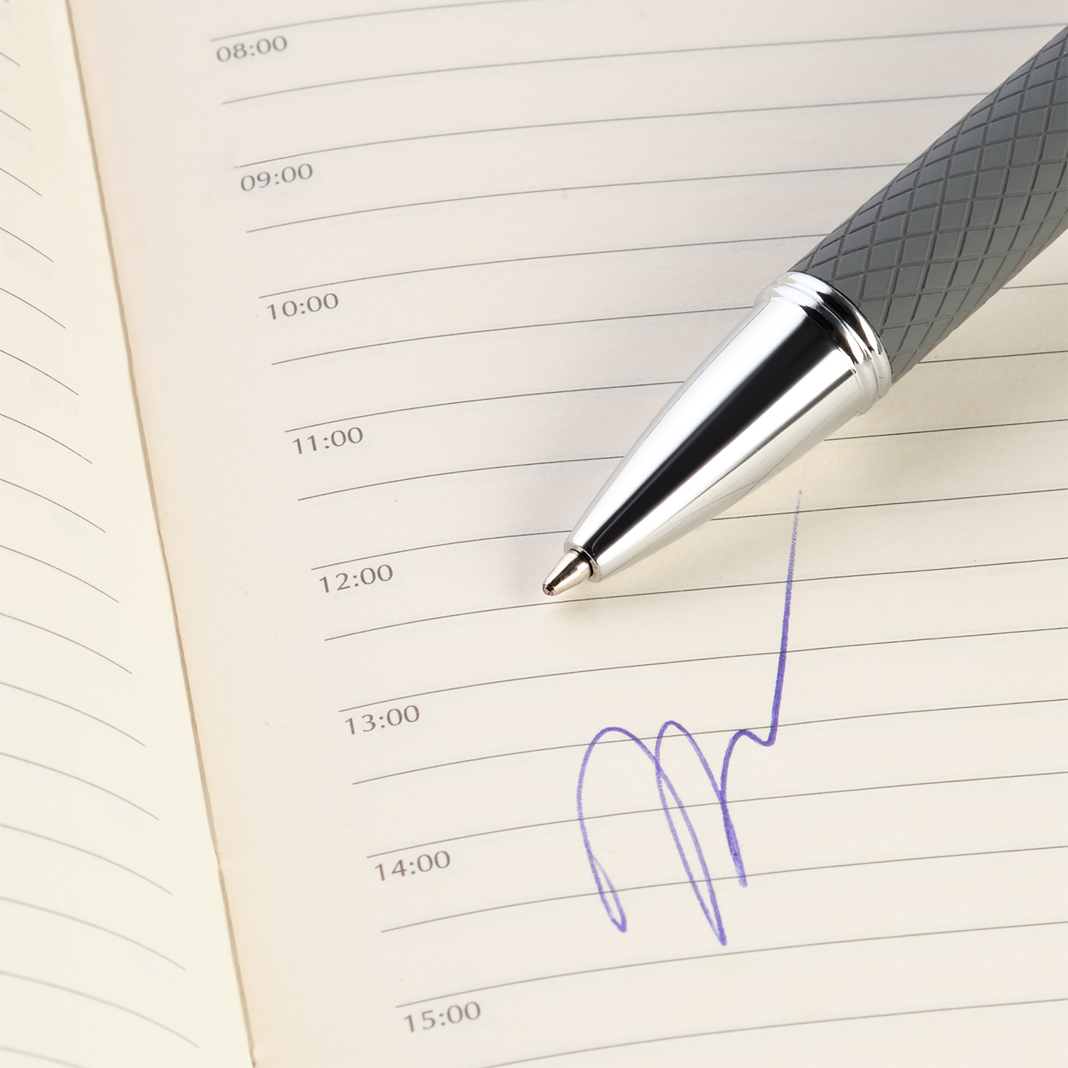 Шариковая ручка Альт (Alt), серая-3