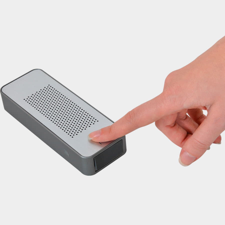 Универсальное зарядное устройство c bluetooth-стереосистемой "Music box" (4400мАh), серый-5