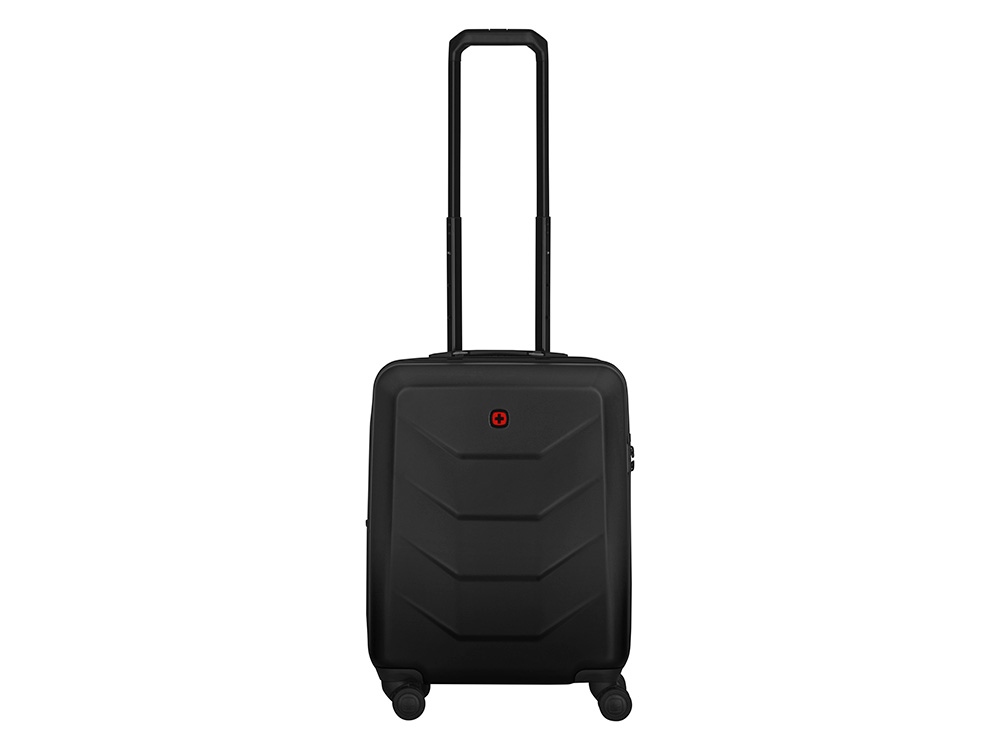Чемодан WENGER Prymo, чёрный, малый, 40х55х20 см, 36 л, ABS+PC-6