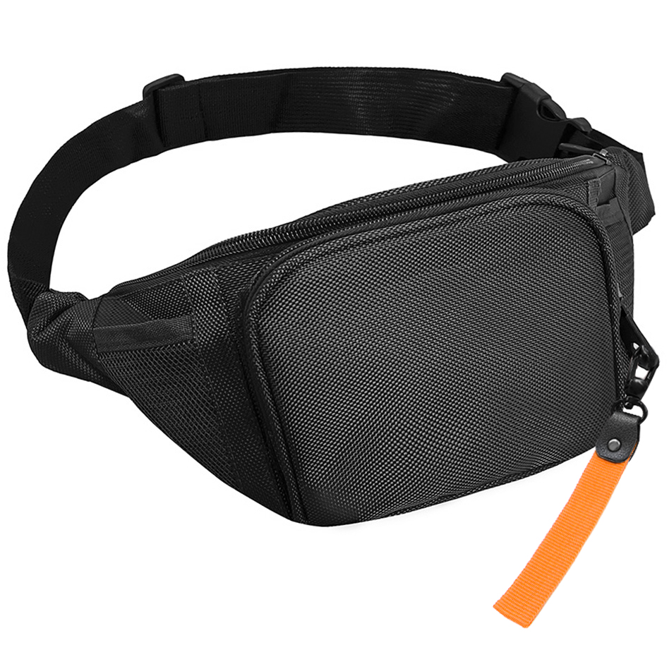 Поясная сумка SPLIT TO GO, Чёрный/Оранжевый-0