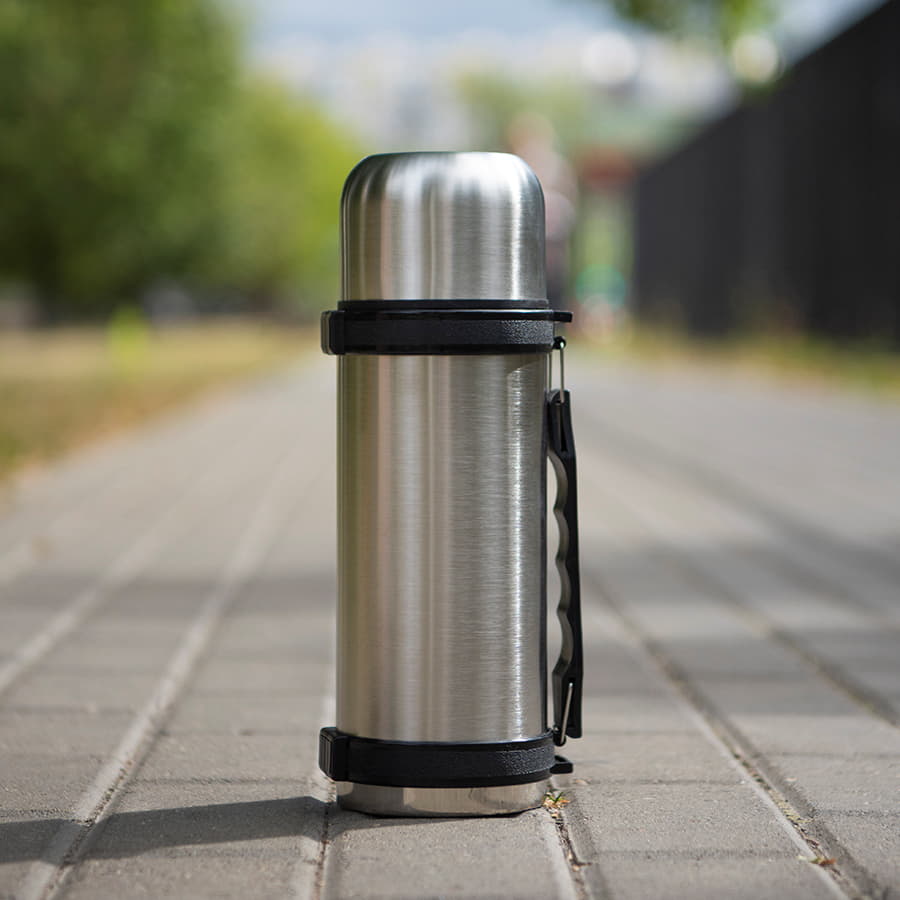 Термос "Brandon", серебристый-3